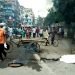 ठेला चालकों ने किया उग्र प्रदर्शन, नो इंट्री हटाने की मांग