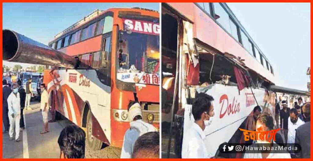 Bus Accident, Bus accident in Jaypur, Dardnak hadsa, Bihar hindi news,